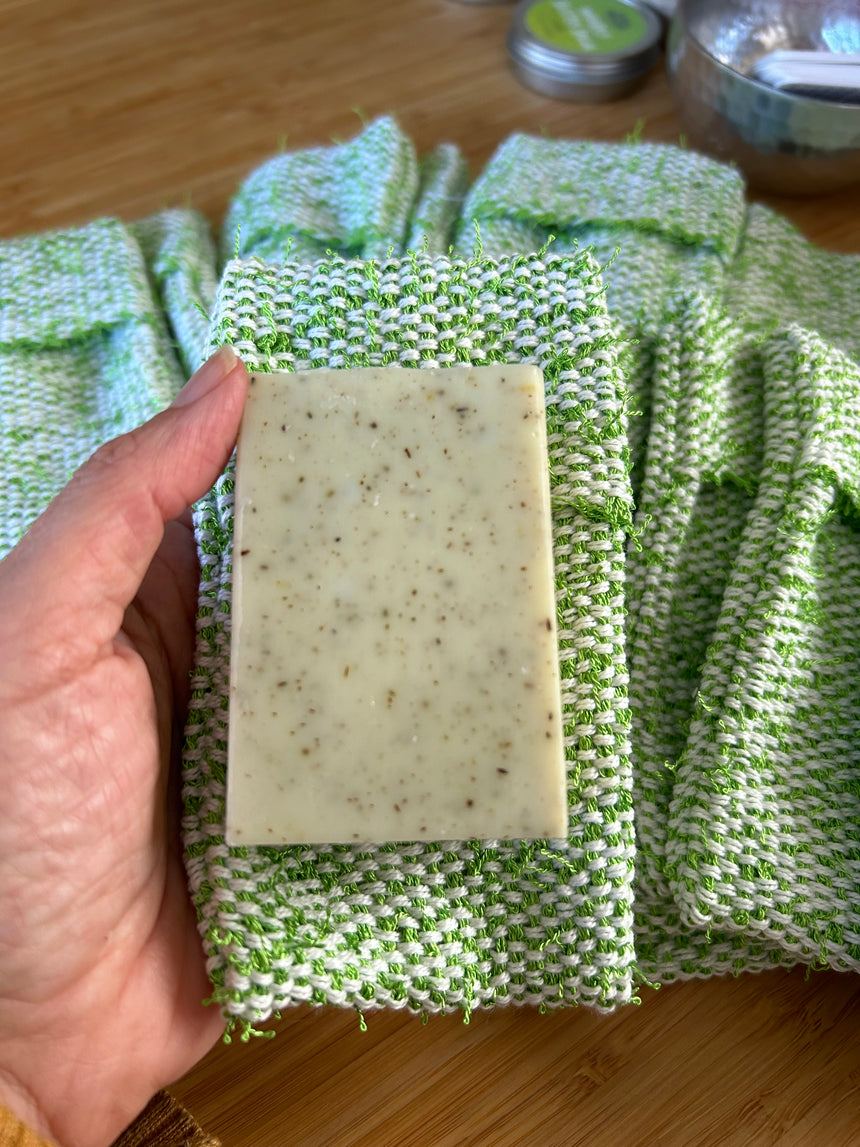 Handmade Reusable Soap & Dish Soap Scrubbies by Gina