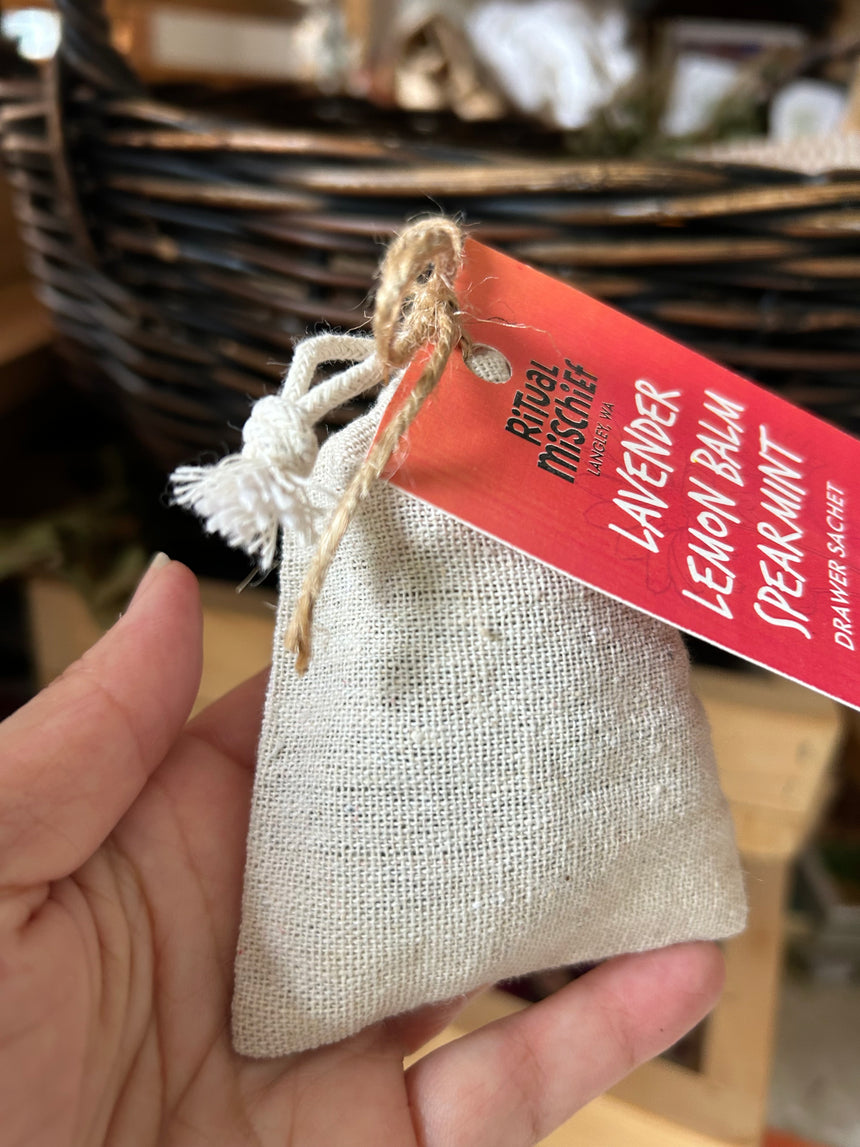 Lavender, Lemon Balm, & Spearmint drawer sachets